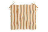 Sitzkissen mit Streifen, Honey 45 x 45 cm