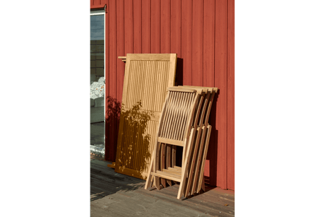 Turin teak Stuhl mit Armlehne