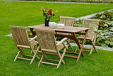 Turin teak Stuhl mit Armlehne